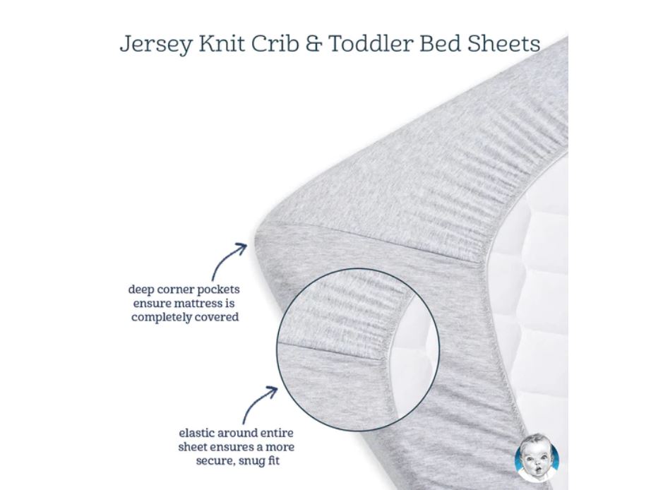 White Fitted Crib Sheet