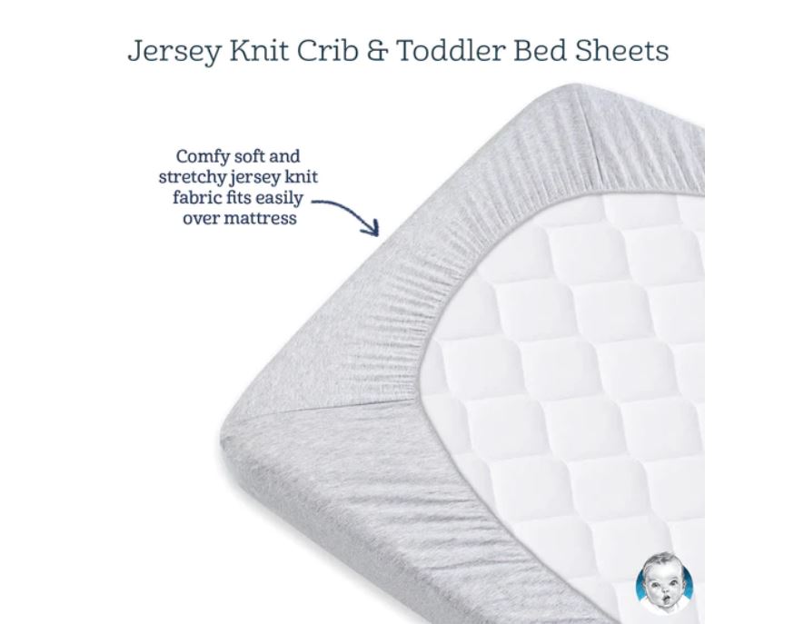 White Fitted Crib Sheet