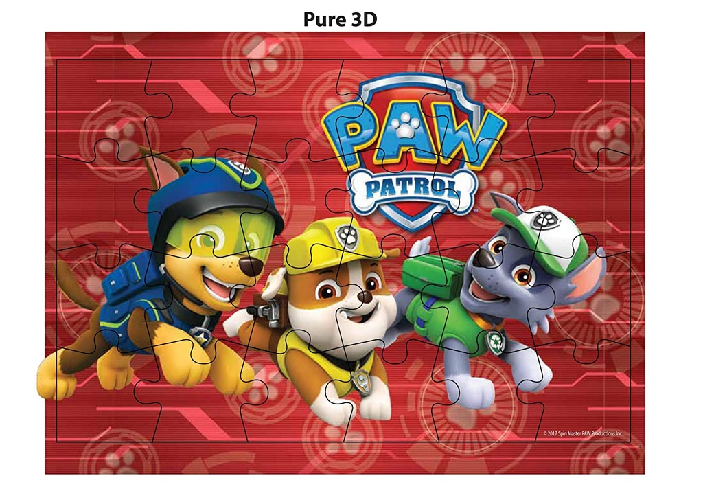 Paw Patrol Holographic Puzzle 24pc