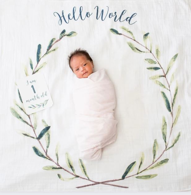 Hello World Milestone Blanket