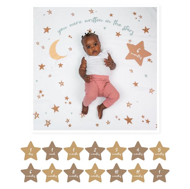 Written in the Stars Milestone Blanket