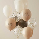 Taupe & Brown Baby Shower Balloons 11pc