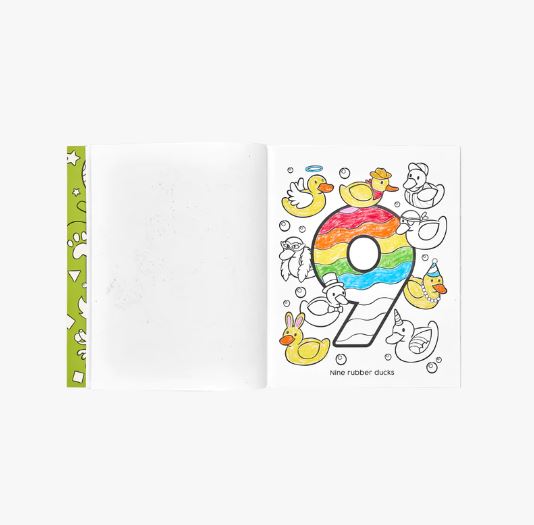 Toddler Coloring Book - 123 Shapes & Numbers