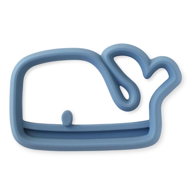 Chew Crew Silicone Baby Teether Whale