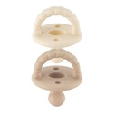 Sweetie Soother Orthodontic Pacifier - Toast & Buttercream 0-6M