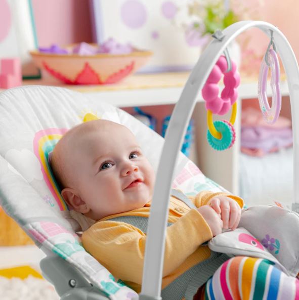 Rosy Rainbow Infant to Toddler Rocker