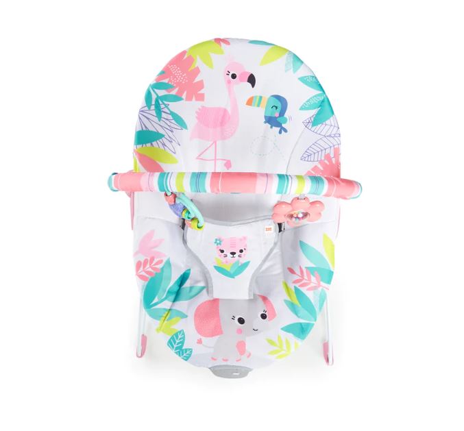 Flamingo Vibes Vibrating Bouncer