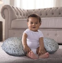 Boppy Pillow Luxe Cover Gray Brushstroke