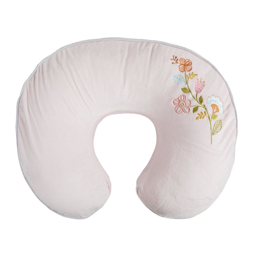 Boppy Pillow Luxe Cover Pink Sweet Safari