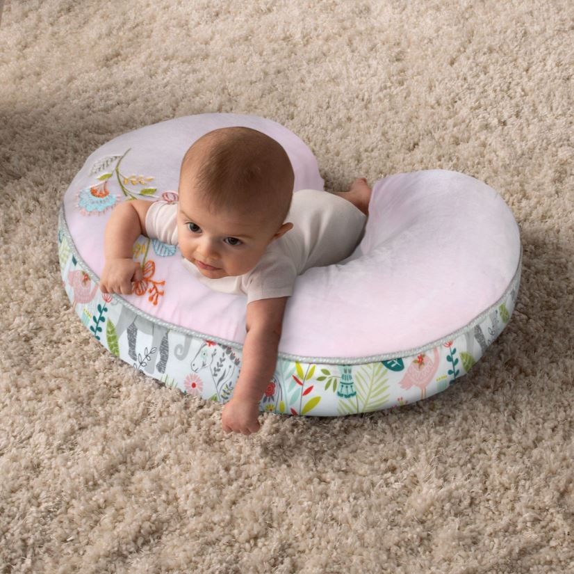 Boppy Pillow Luxe Cover Pink Sweet Safari