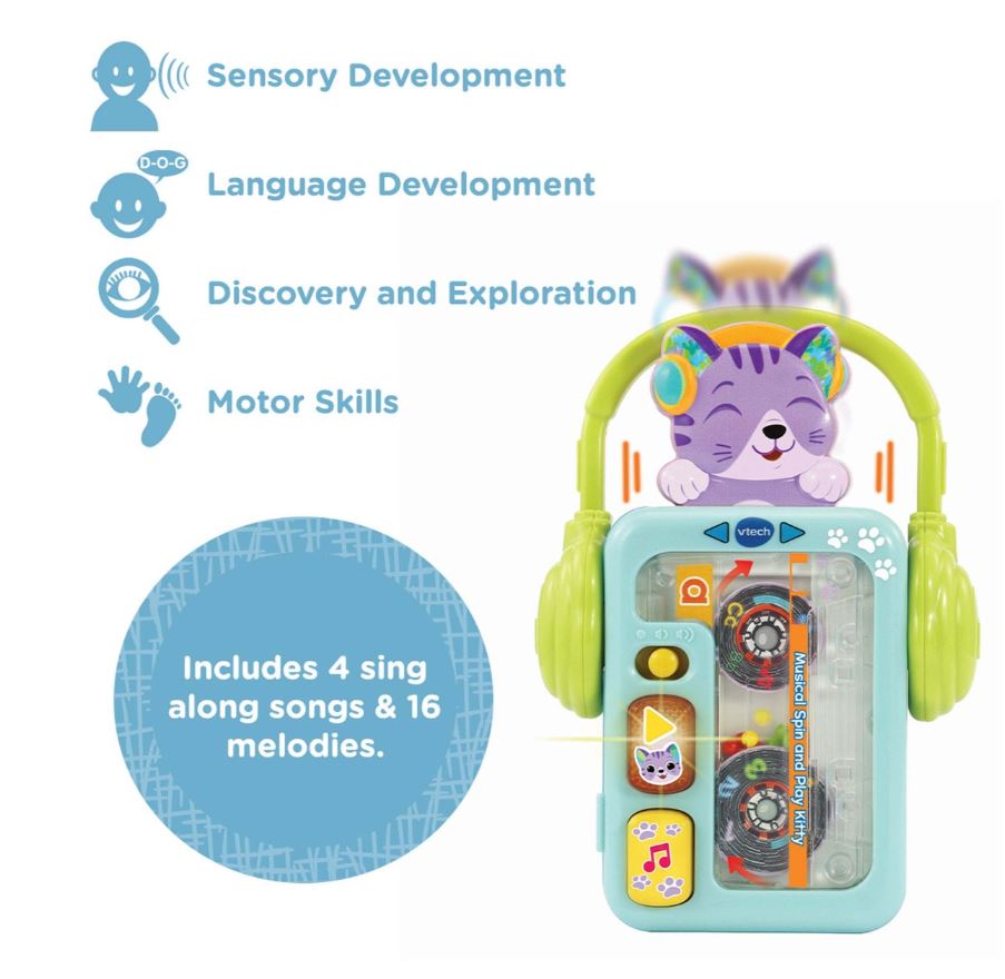 VTech Musical Spin and Play Kitty