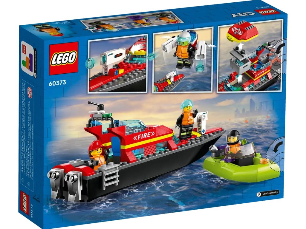 Lego City Fire Rescue Boat