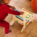 Wooden Shape Sorter Grocery Cart