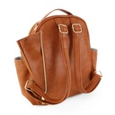 Itzy Mini Diaper Backpack Cognac