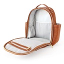 Itzy Mini Diaper Backpack Cognac