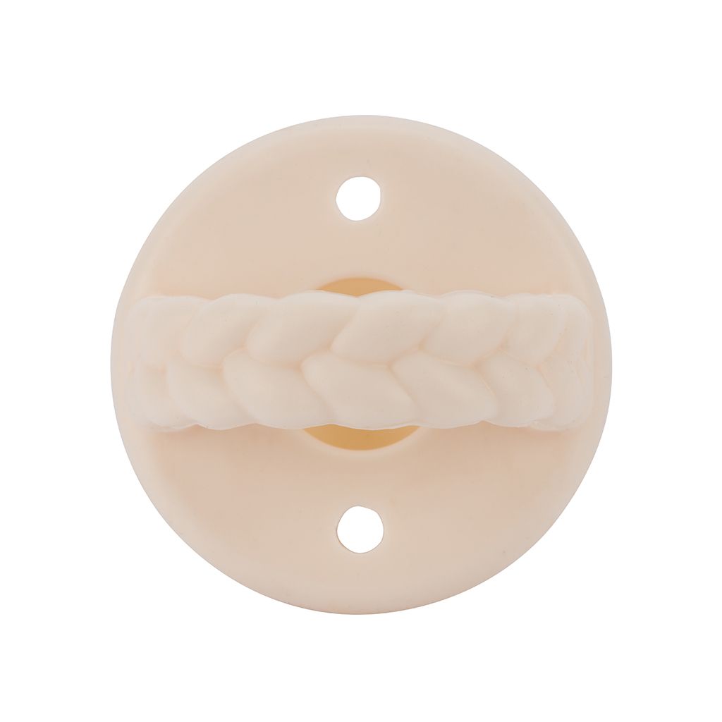 Itzy Natural Rubber Pacifier 2pk - Coconut & Toffee