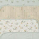 Burp Cloth 4pk Avo-Cuddle