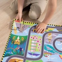 Race track Floor Puzzle & Play Set