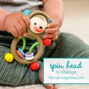 Busy Lil Sensory Rattle - Monkey