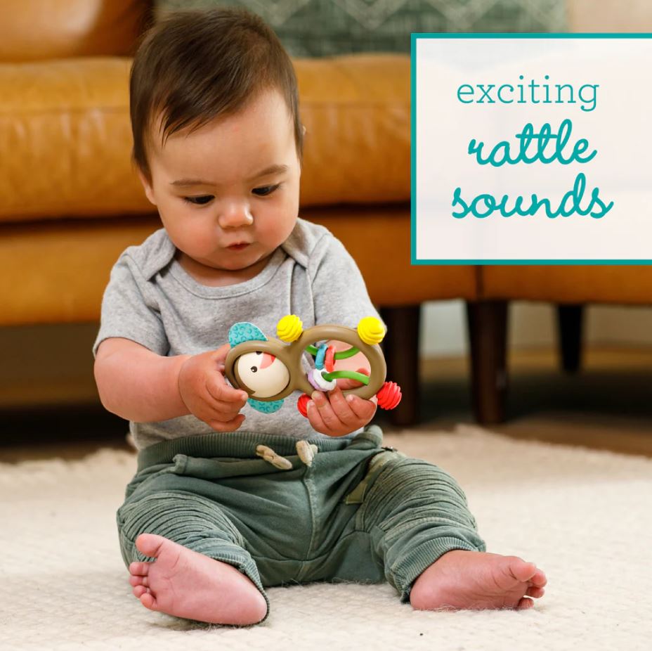 Busy Lil Sensory Rattle - Monkey