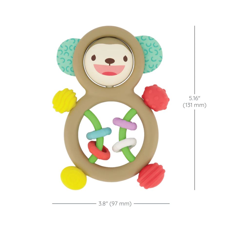 Busy Lil Sensory Rattle - Monkey