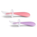 Gentle Scoop Silicone Training Spoons 2pk