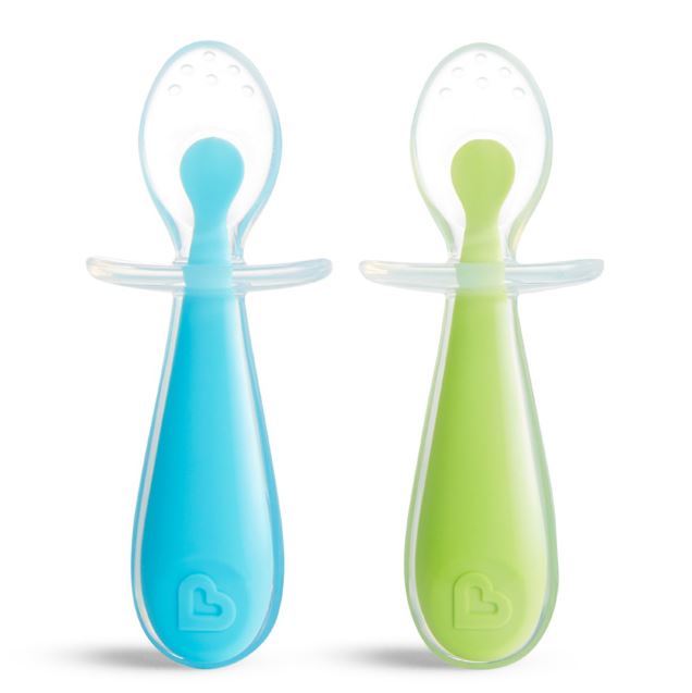 Gentle Scoop Silicone Training Spoons 2pk