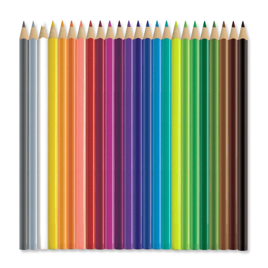 Faber Castell Trigular Colored EcoPencils 24ct