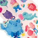 Fluffy Cotton Candy Scented Stickers