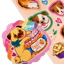 Scented Scratch Stickers - Puppies & Peaches