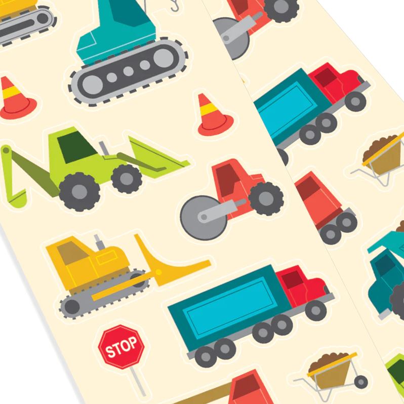 Sticikiville Stickers: Construction Vehicles