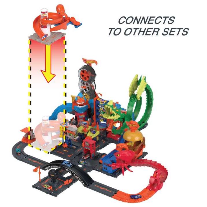 Hot Wheels City Octopus Invasion Attack Playset