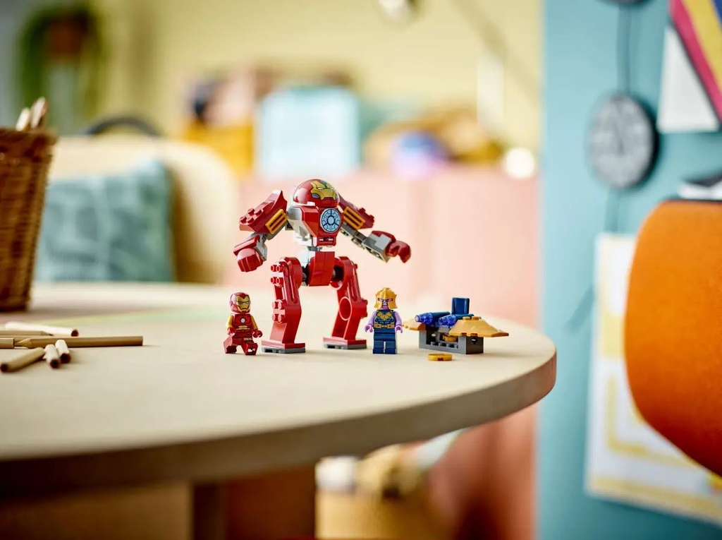 Lego Super Horoes Iron man Hulkbuster vs. Thanos