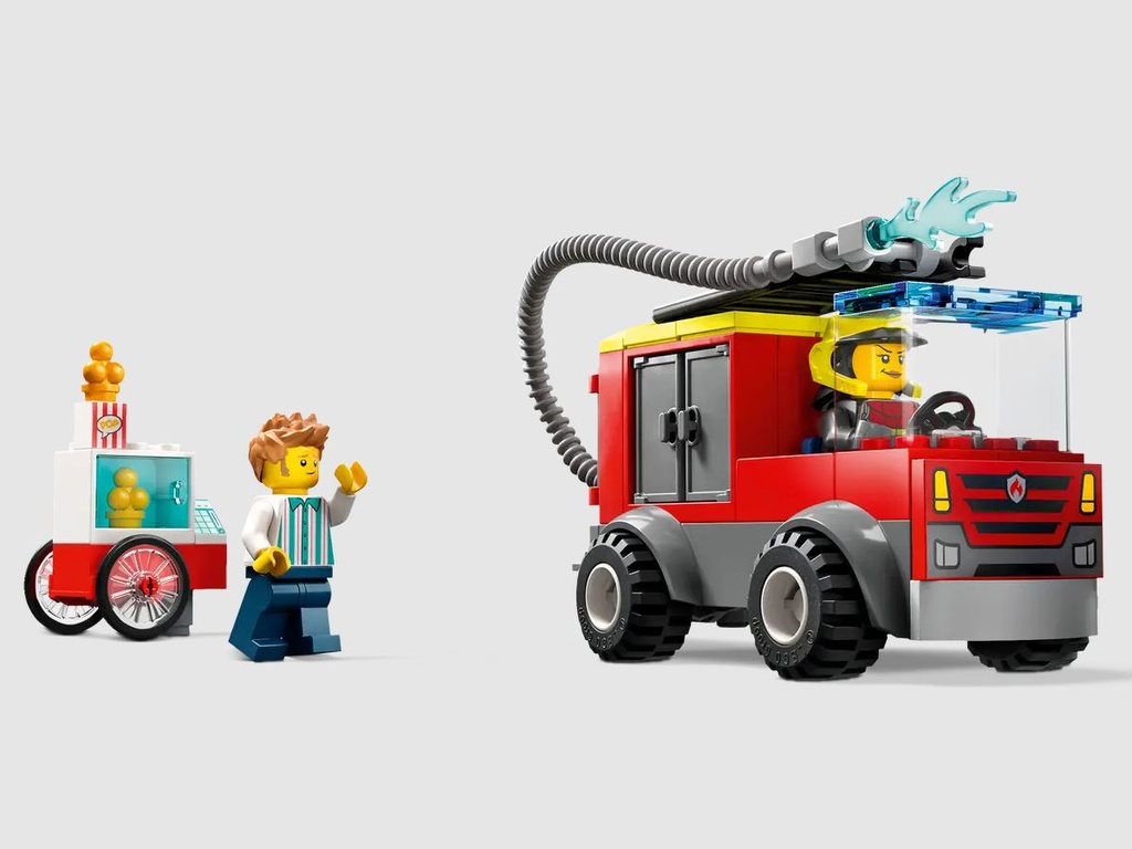 Lego City Fire Station and Fire Truck