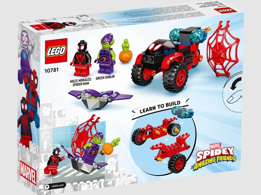 Lego Spidey Miles Morales: Spider-Man's Techno Trike