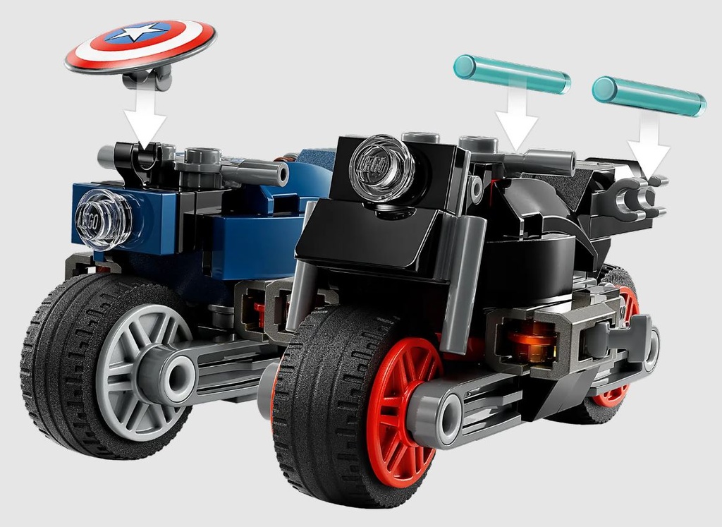 Lego Super Heroes Black Widow & Captain America Motorcycles
