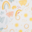 Butterflies & Sunshine Fitted Crib Sheet 2pk