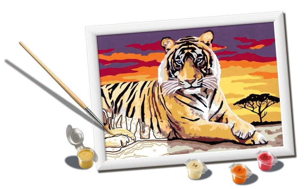 Majestic Tiger Paint By Number