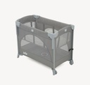 Joie Kubbie Sleep Beside Crib & Travel Cot - Foggy Grey