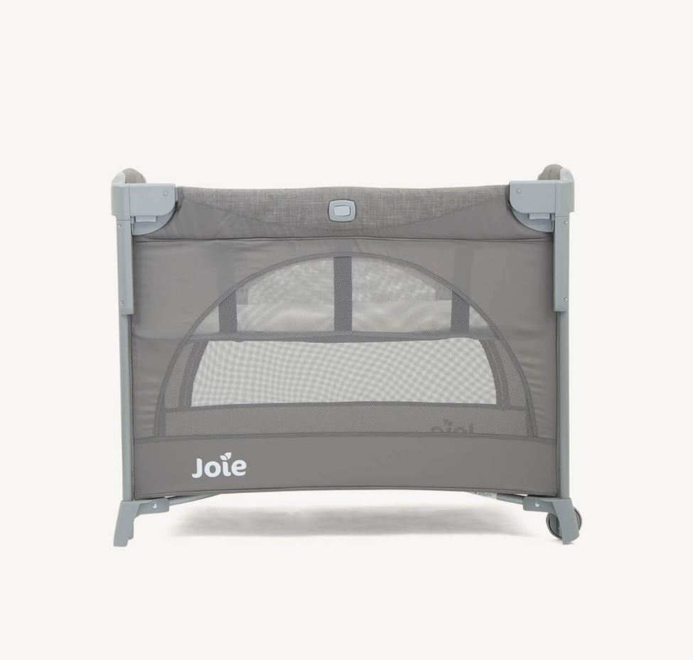 Joie Kubbie Sleep Beside Crib & Travel Cot - Foggy Grey