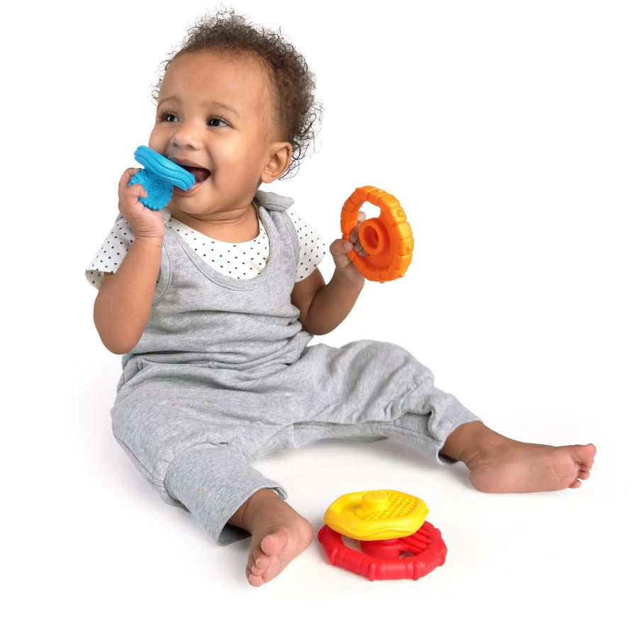 Stack & Teethe Multi Textured Teether Toy