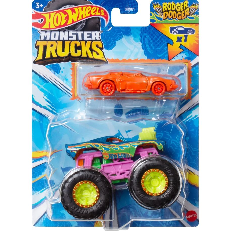 Hot Wheels Monster Truck with Car