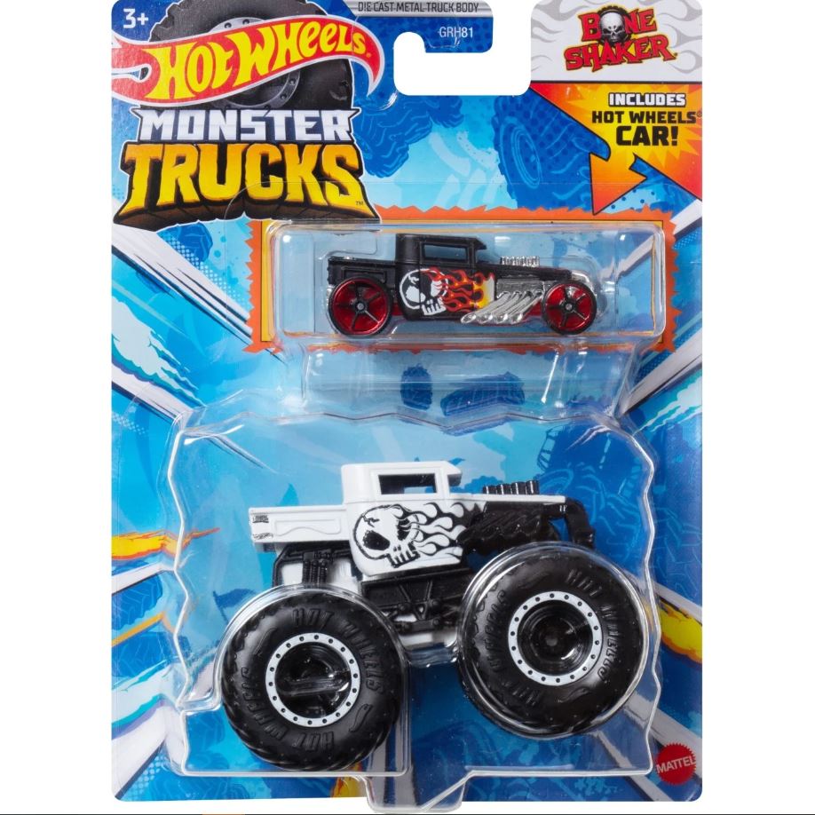 Hot Wheels Monster Truck with Car Asst.