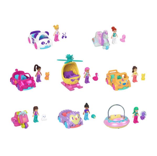 Polly Pocket Pollyville Vehicle Assorted