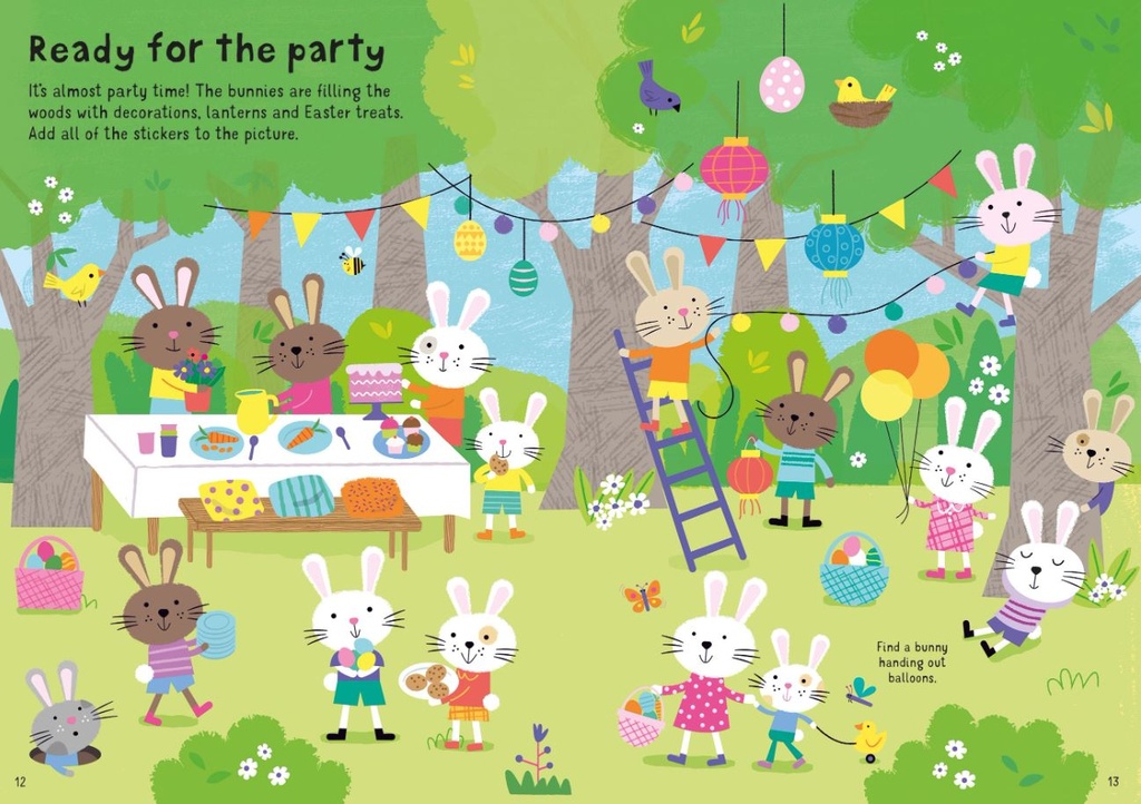 Little First Sticker Book Easter Bunnies