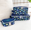 Itzy Ritzy Packing Cubes Blue Dino