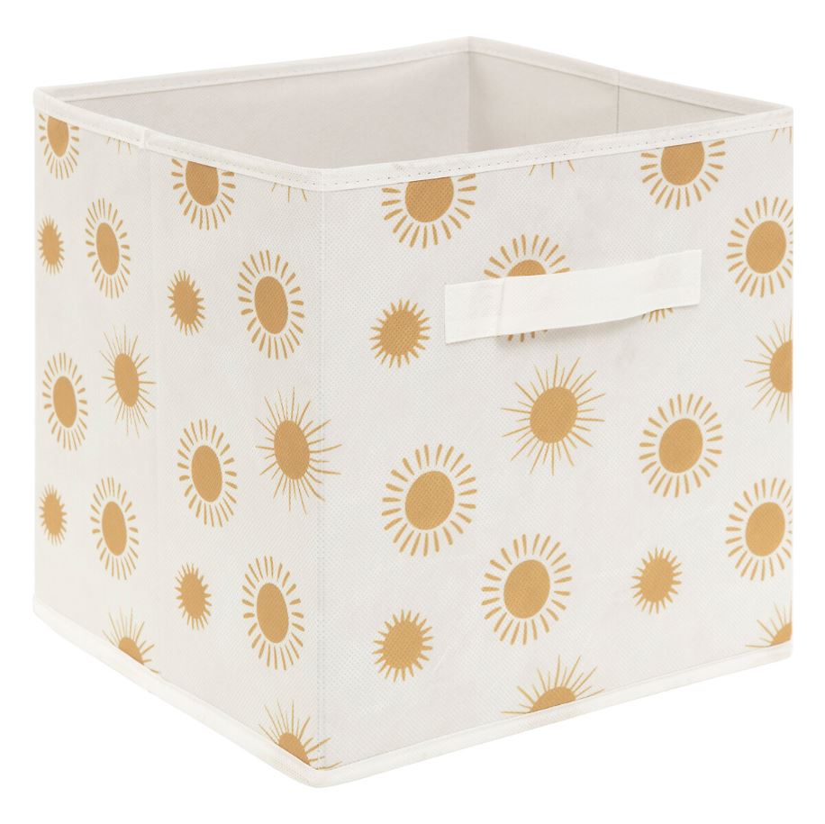 Mustard & Sun Fabric Storage Box 2pc