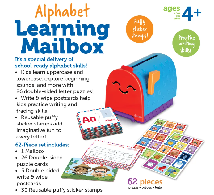 Alphabet Learning Mailbox 