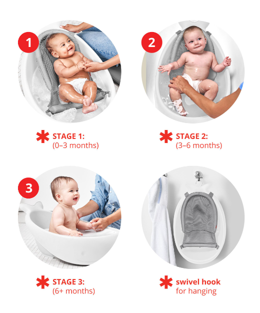 Moby 3 in 1 Sling Tub White