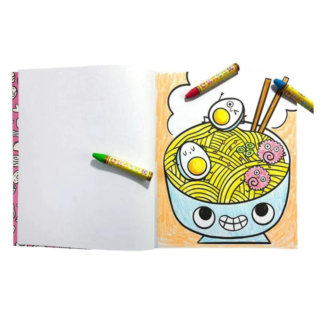 Color-in' Book - Happy Snacks